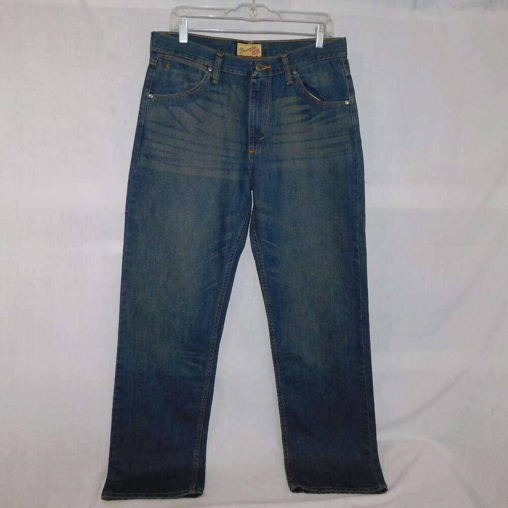 Wrangler 20X Extreme Relaxed Fit Straight leg #33 Blue Jeans Mens 32 x 34
